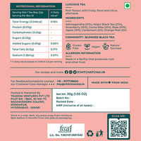 Nutritional information of  Luscious Tea - Chit chat chai